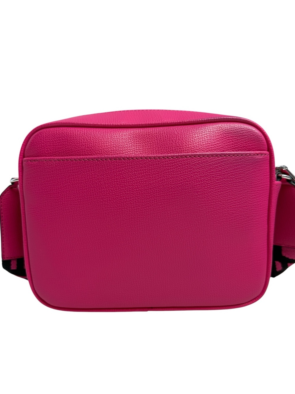 Karl Lagerfeld Hot Pink Crossbody Bag with Black Logo Strap - Picture 2 of 8